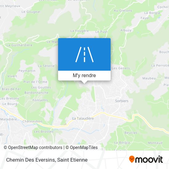 Chemin Des Eversins plan
