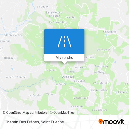 Chemin Des Frênes plan