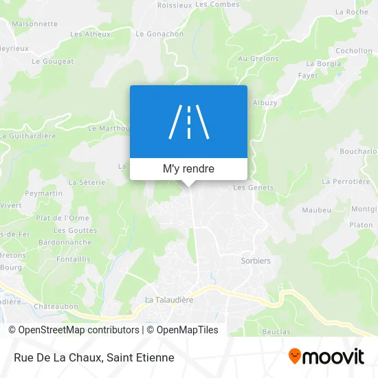 Rue De La Chaux plan