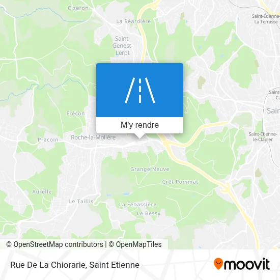 Rue De La Chiorarie plan