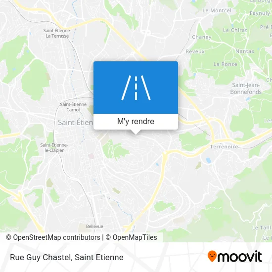 Rue Guy Chastel plan