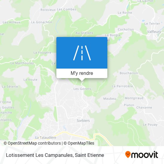 Lotissement Les Campanules plan