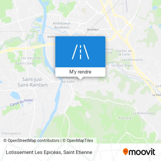 Lotissement Les Epicéas plan
