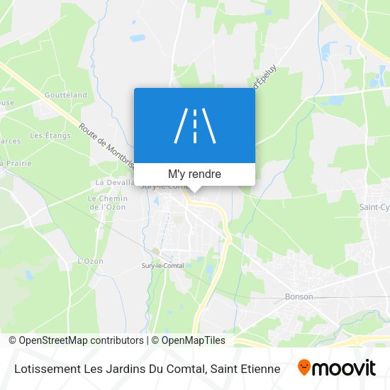 Lotissement Les Jardins Du Comtal plan