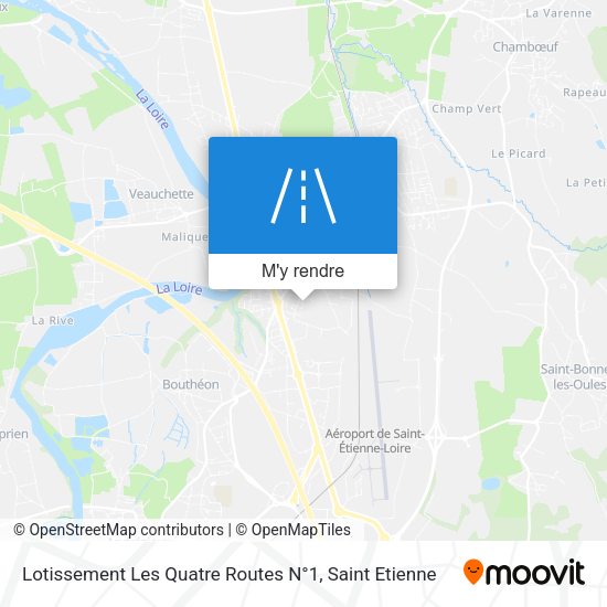 Lotissement Les Quatre Routes N°1 plan
