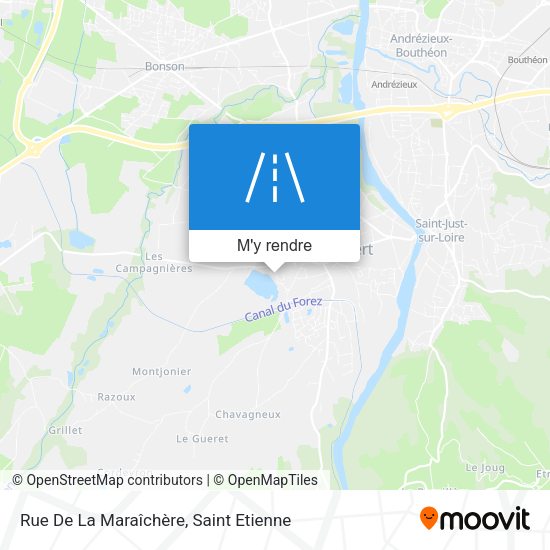 Rue De La Maraîchère plan