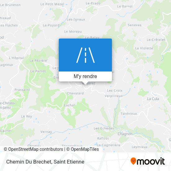Chemin Du Brechet plan