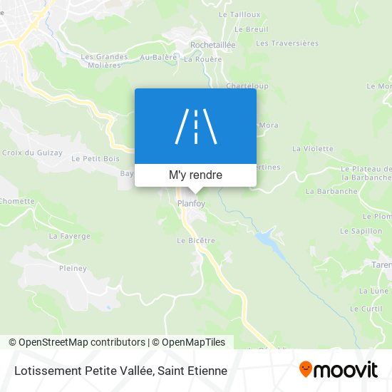 Lotissement Petite Vallée plan