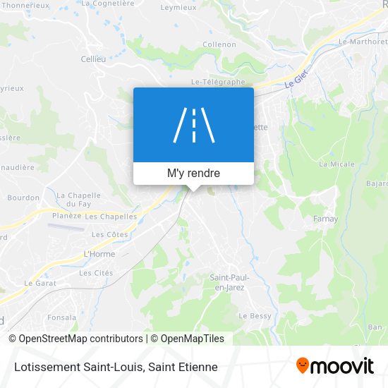 Lotissement Saint-Louis plan
