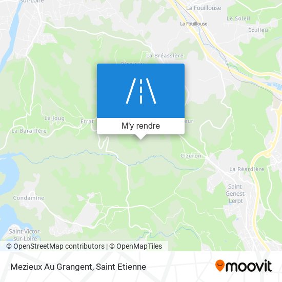 Mezieux Au Grangent plan