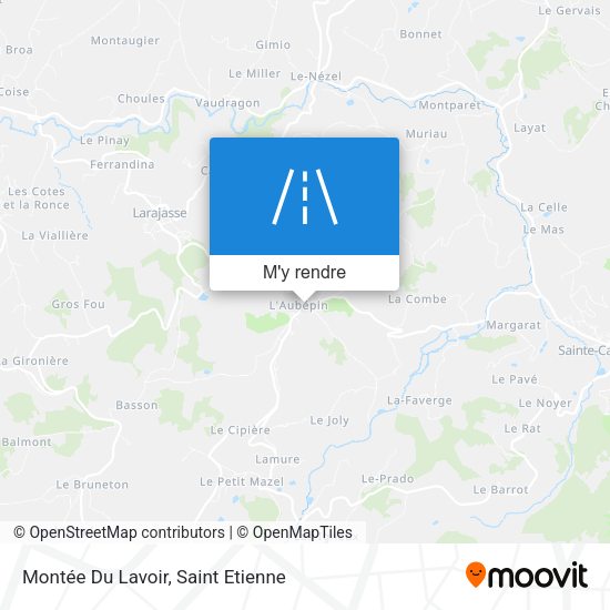 Montée Du Lavoir plan