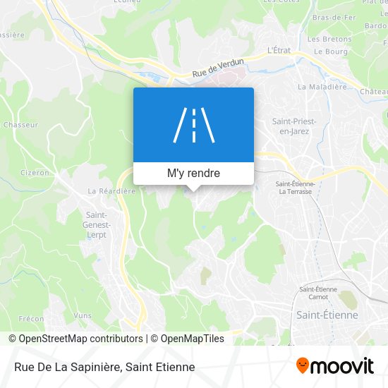 Rue De La Sapinière plan
