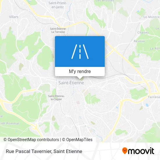 Rue Pascal Tavernier plan