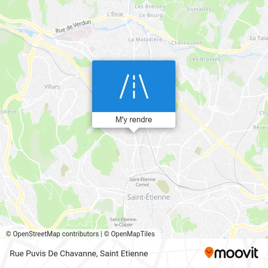 Rue Puvis De Chavanne plan