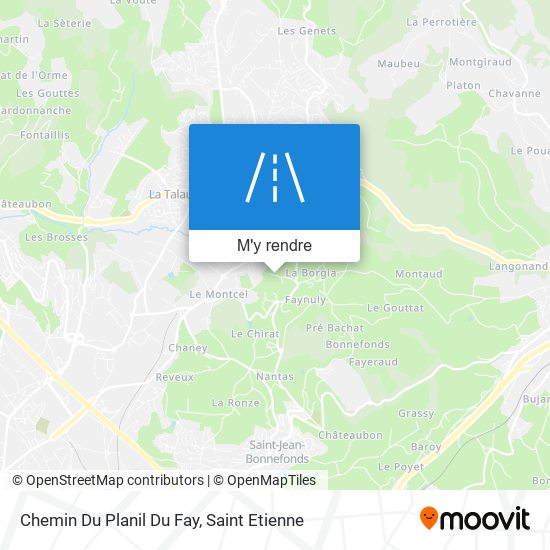 Chemin Du Planil Du Fay plan