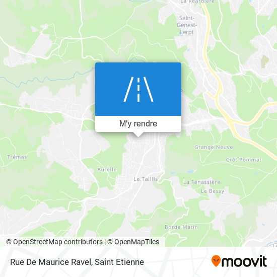 Rue De Maurice Ravel plan