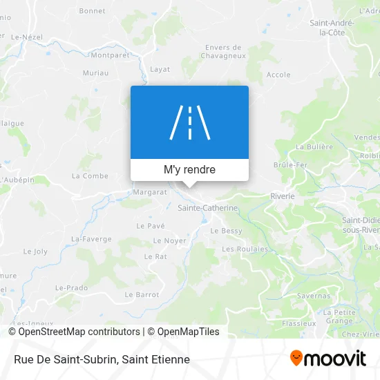 Rue De Saint-Subrin plan