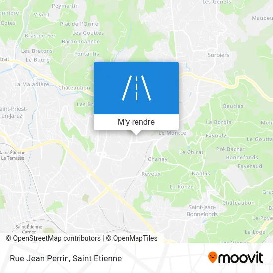 Rue Jean Perrin plan