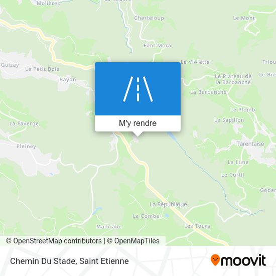 Chemin Du Stade plan