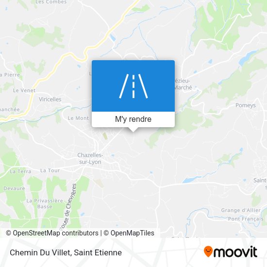 Chemin Du Villet plan
