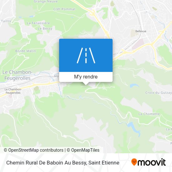 Chemin Rural De Baboin Au Bessy plan