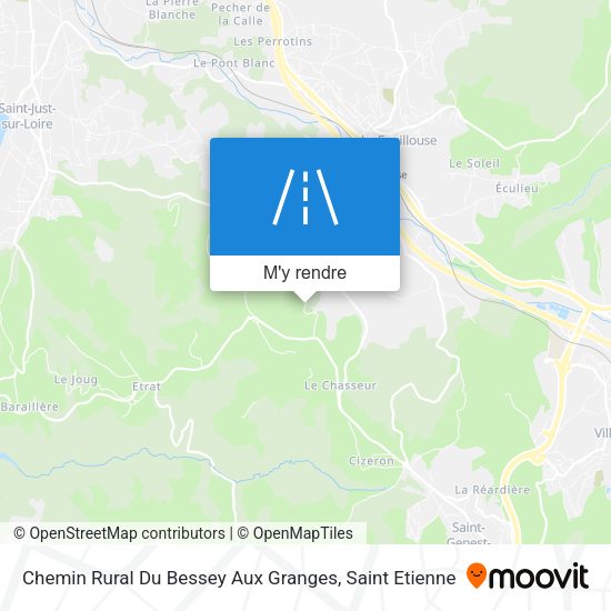 Chemin Rural Du Bessey Aux Granges plan
