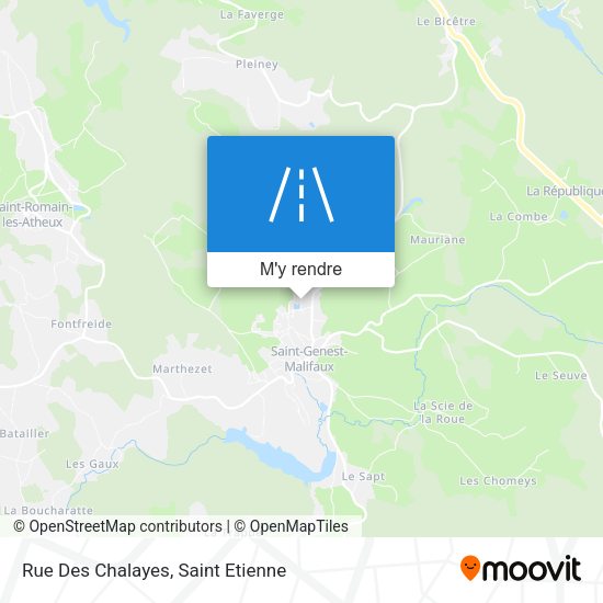 Rue Des Chalayes plan