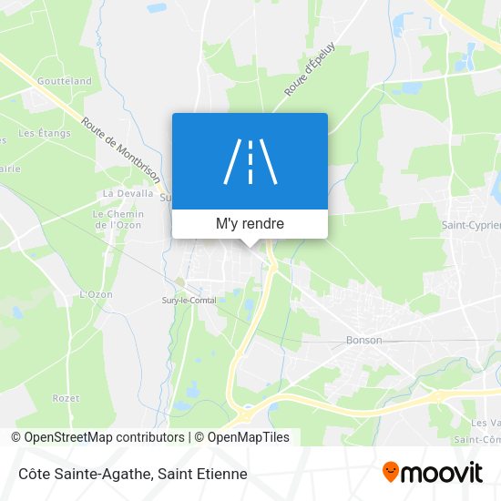 Côte Sainte-Agathe plan