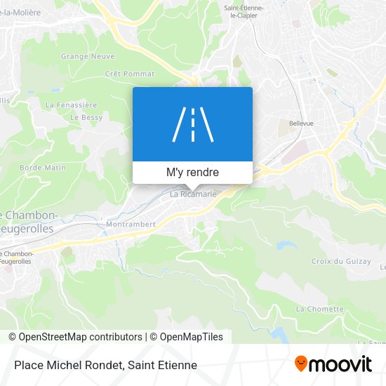 Place Michel Rondet plan