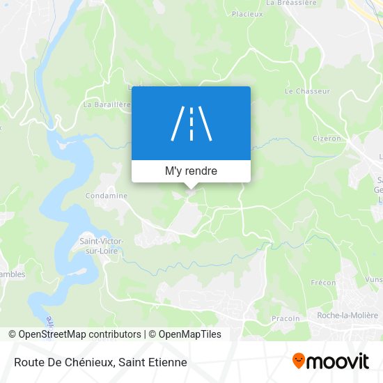 Route De Chénieux plan