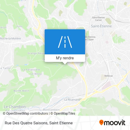 Rue Des Quatre Saisons plan