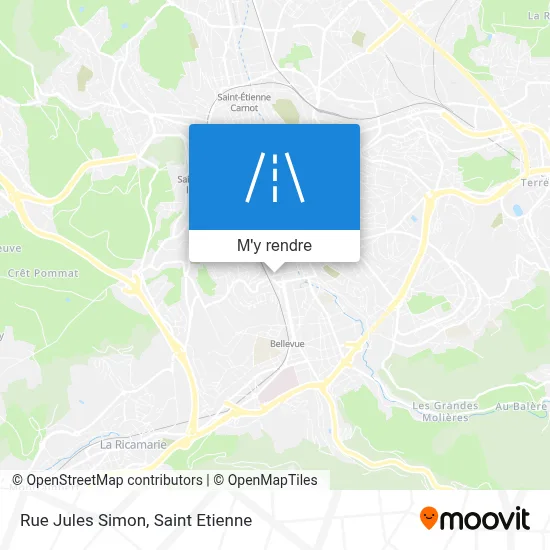 Rue Jules Simon plan