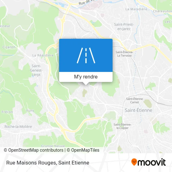 Rue Maisons Rouges plan