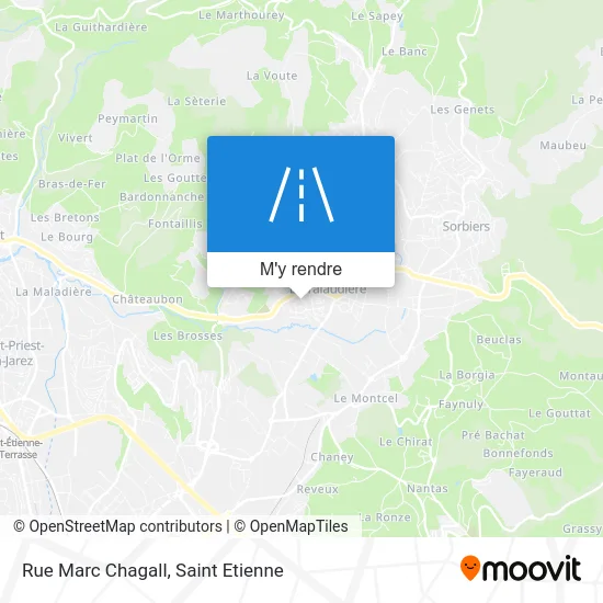 Rue Marc Chagall plan