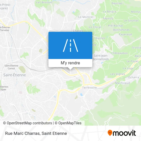 Rue Marc Charras plan