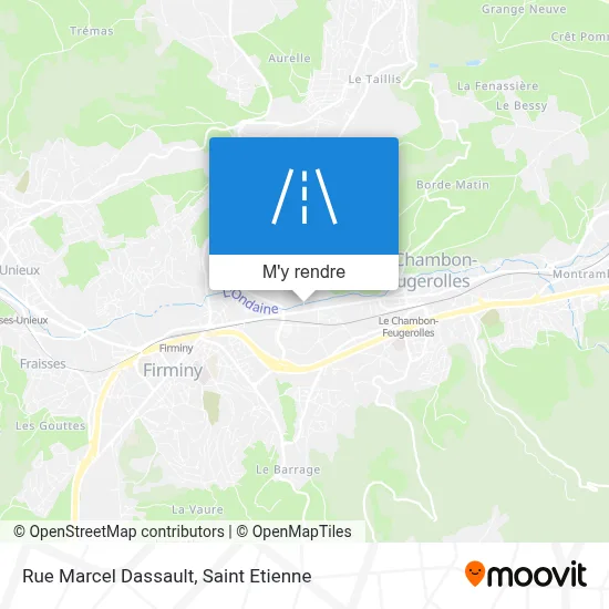 Rue Marcel Dassault plan