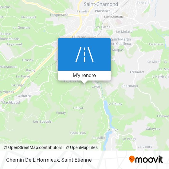 Chemin De L'Hormieux plan