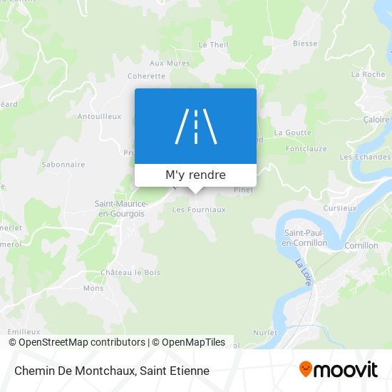 Chemin De Montchaux plan