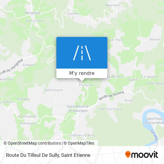 Route Du Tilleul De Sully plan