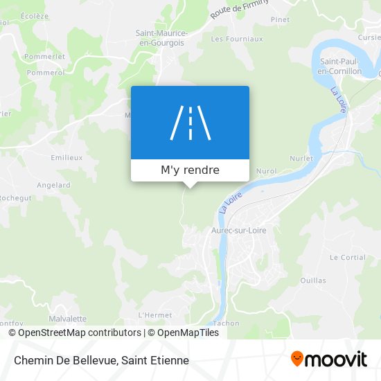 Chemin De Bellevue plan