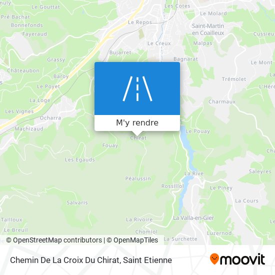 Chemin De La Croix Du Chirat plan