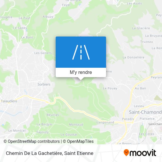 Chemin De La Gachetière plan