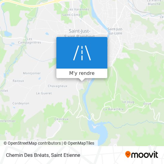 Chemin Des Bréats plan
