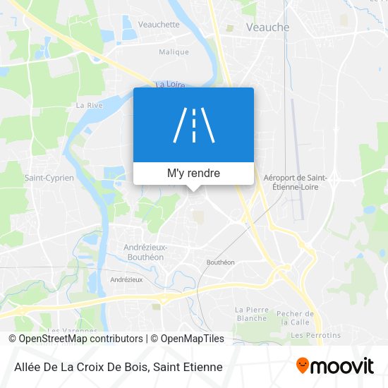 Allée De La Croix De Bois plan