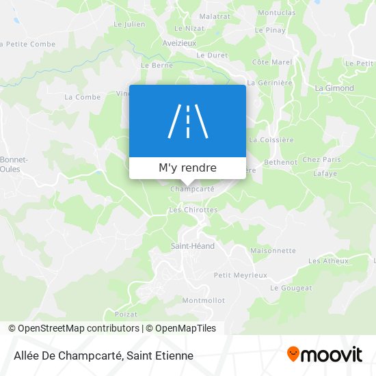 Allée De Champcarté plan