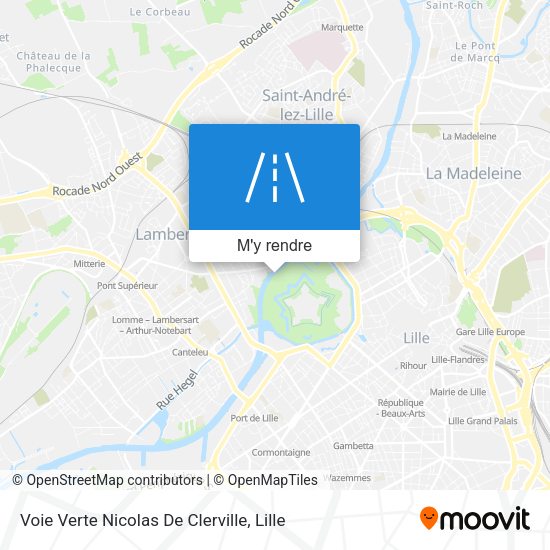 Voie Verte Nicolas De Clerville plan