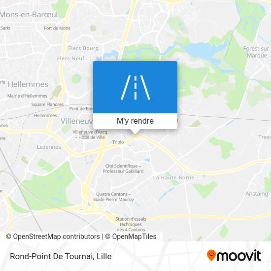 Rond-Point De Tournai plan