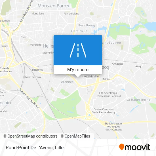 Rond-Point De L'Avenir plan