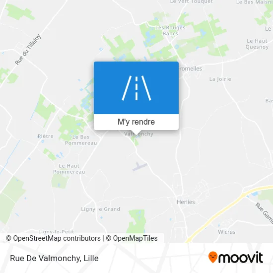 Rue De Valmonchy plan