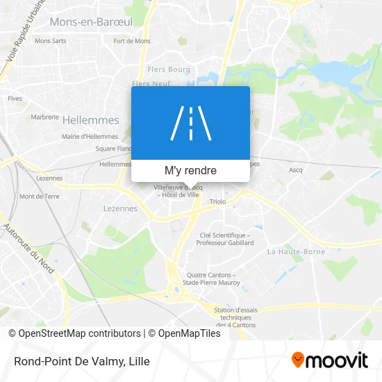 Rond-Point De Valmy plan